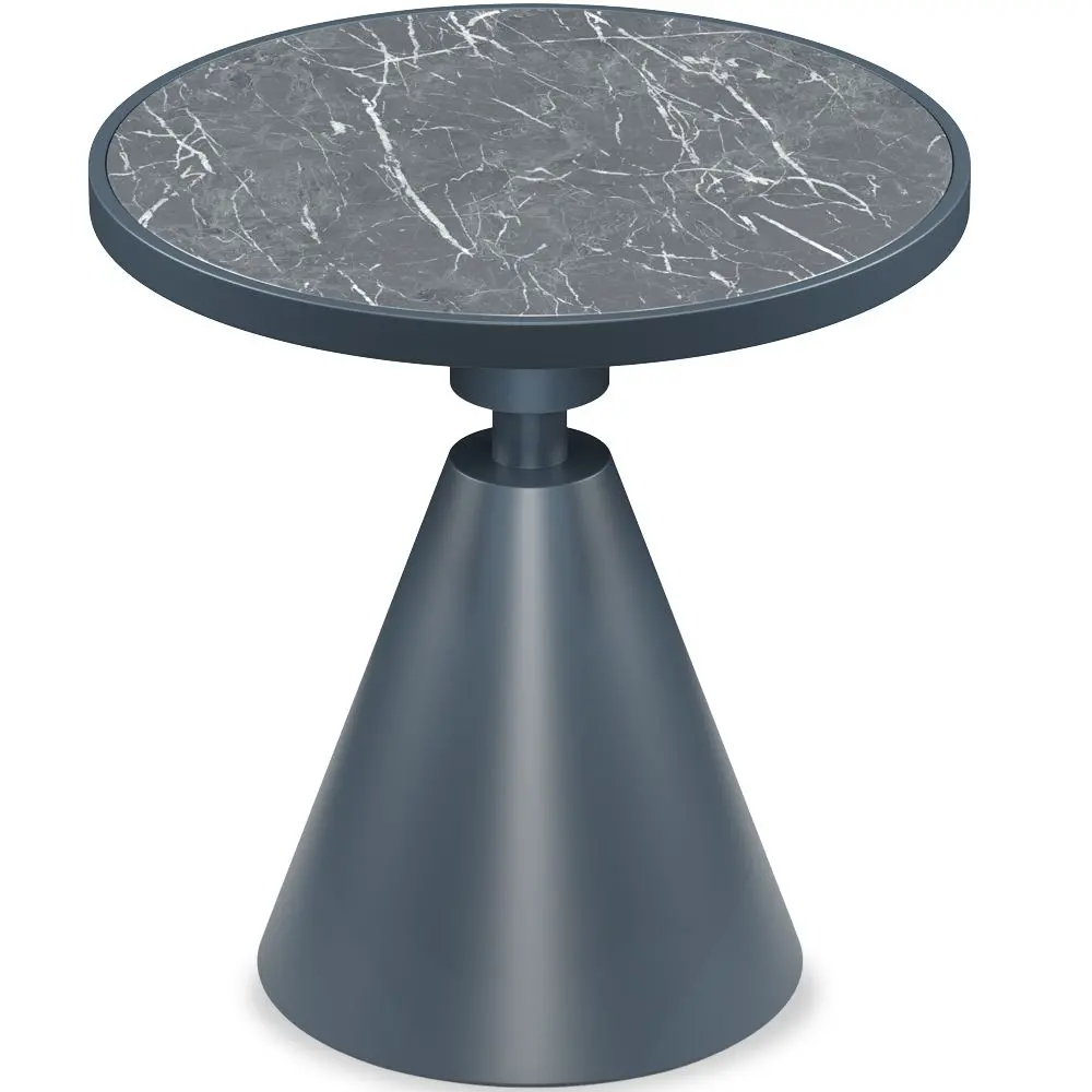  Buy Metal and Slate Side Table - Randall  Grey 61464 - in the EU