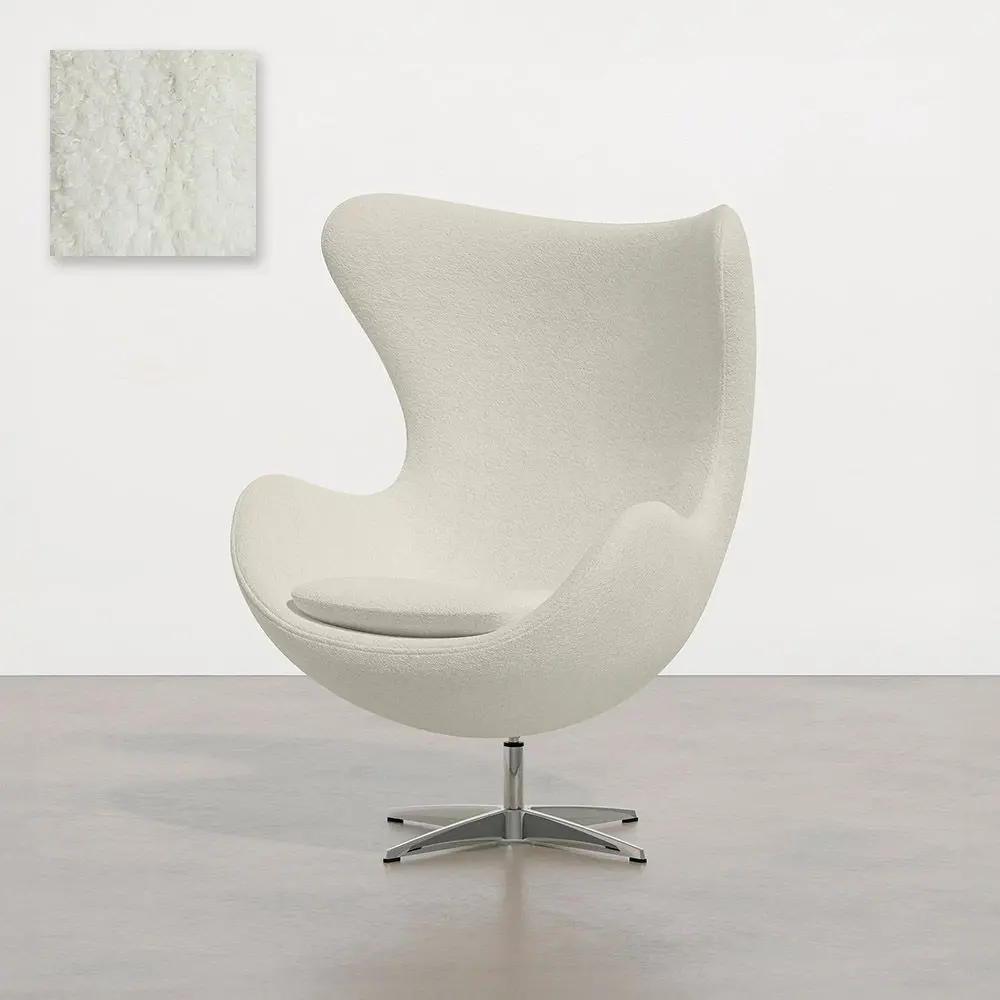  Buy Armchair with armrests - Bouclé upholstery - Bold White 61468 - in the EU