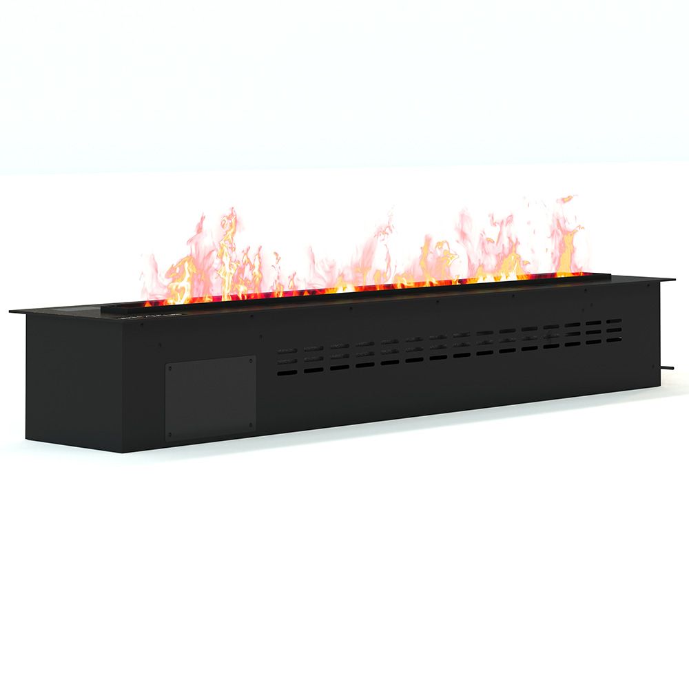  Buy Decorative Electric Fireplace with Water Vapor Flame - 120 cm Black 61524 - in the EU