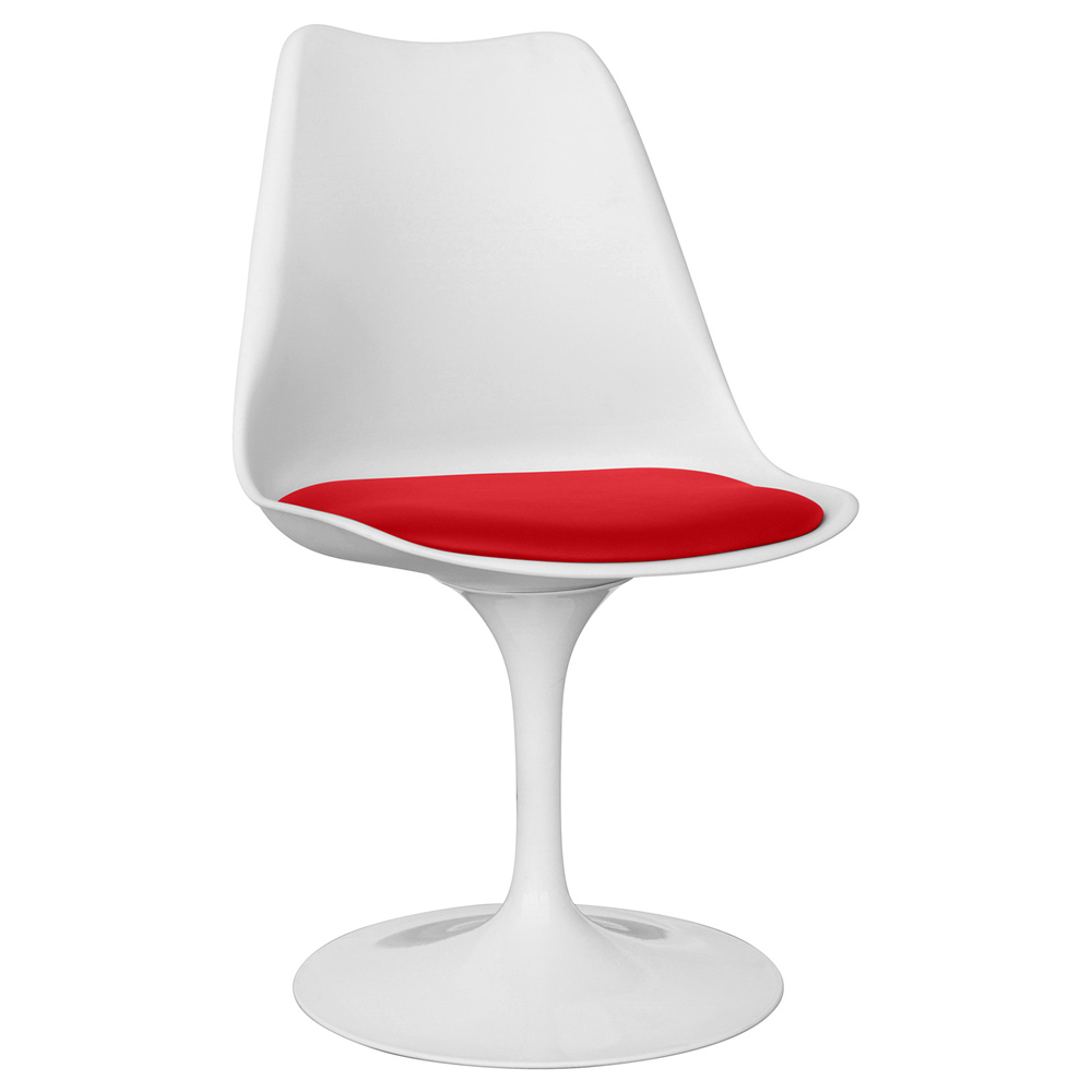  Buy Dining Chair - White Swivel Chair - Tulipa Red 59156 - in the EU