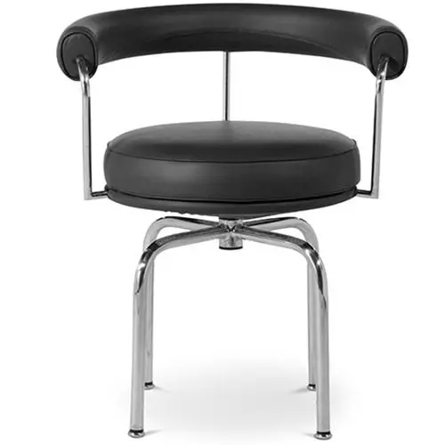  Buy Swivel Chair - Premium Leather Black 13157 - in the EU