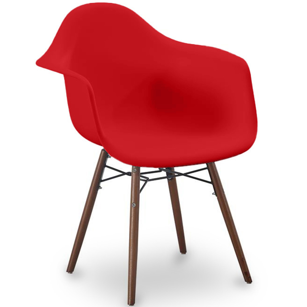  Buy Dining Chairs - Scandinavian Design - Dark Wood Legs - Skandiva Red 61569 - in the EU