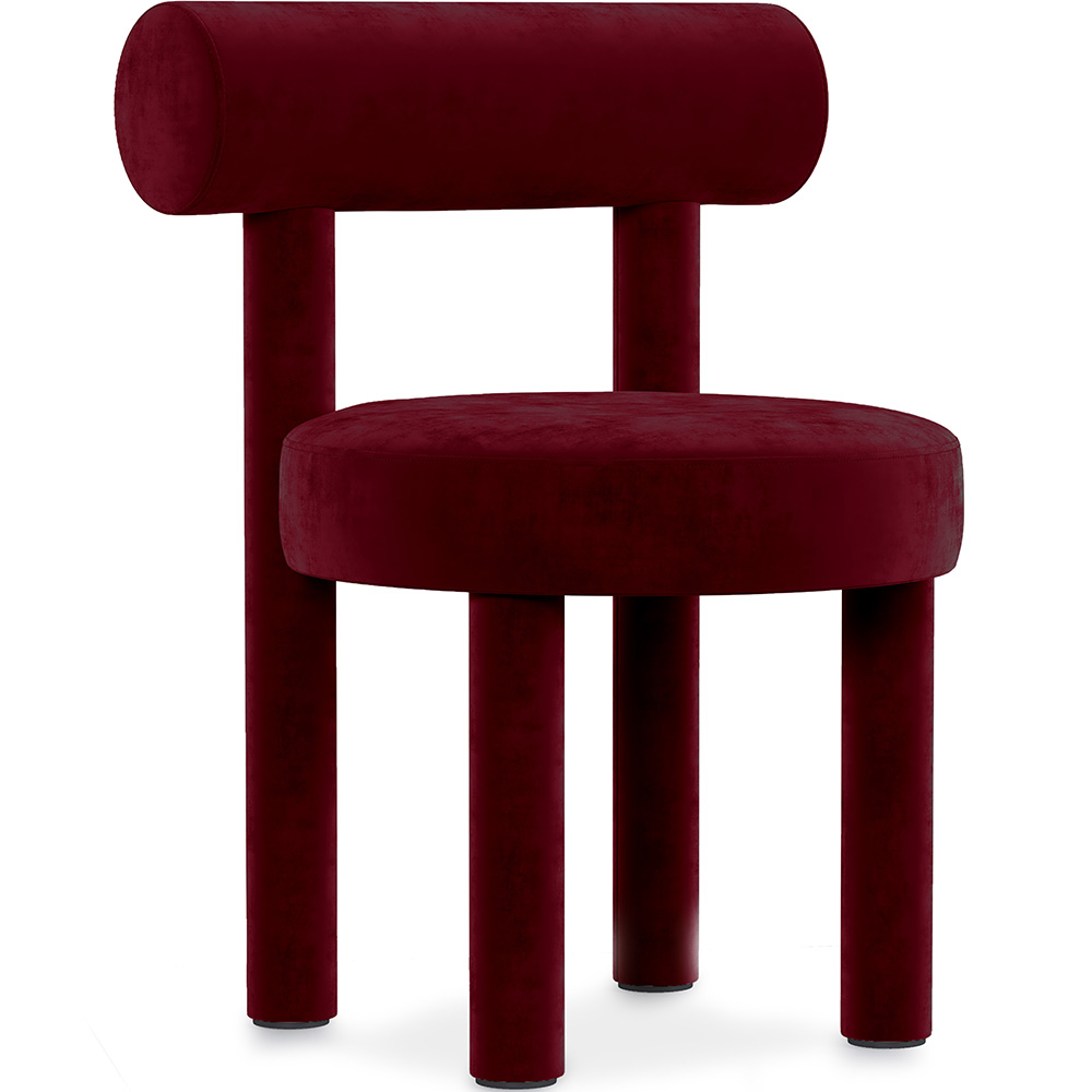  Buy Dining Chair - Upholstered in Velvet - Reece Wine 60708 - in the EU