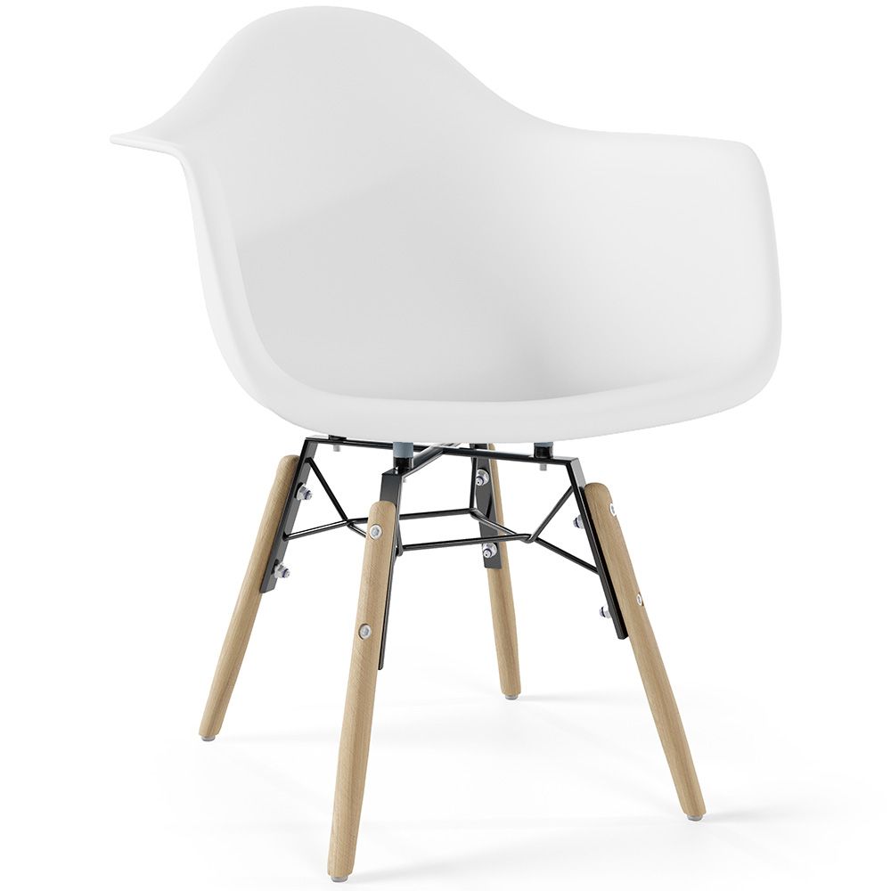  Buy Children's Chair Scandinavian Design - Wooden Legs - Skandiva White 61693 - in the EU