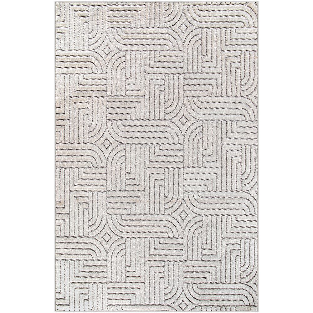  Buy Rug Large Contemporary Modern Design - Beige (160x230 cm) - Thessaly Beige 61714 - in the EU