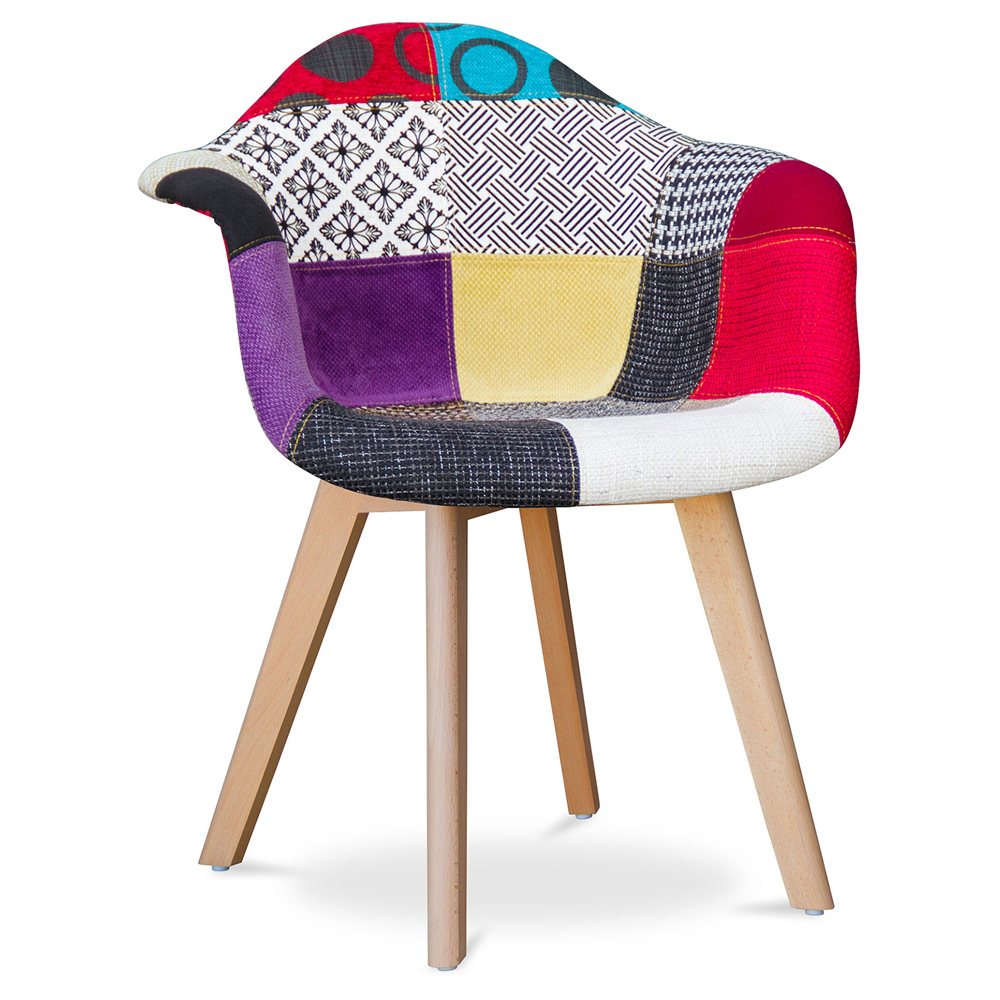  Buy Premium Design Dawood chair - Patchwork Jay Multicolour 59264 - in the EU