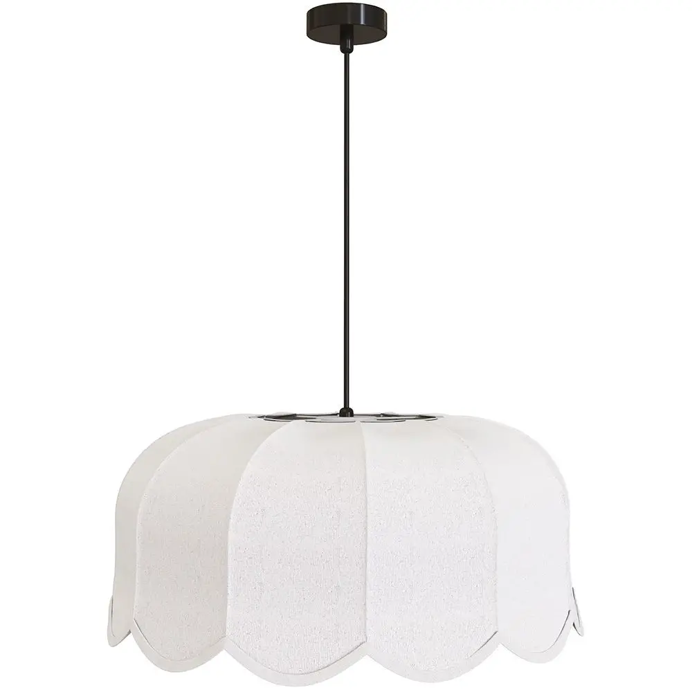  Buy Pendant lamp Beige linen – Natural and timeless style – Drýma Beige 61746 - in the EU
