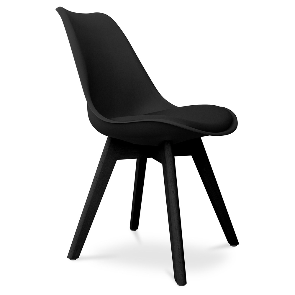  Buy Premium Brielle Scandinavian Design chair with cushion Black 59277 - in the EU
