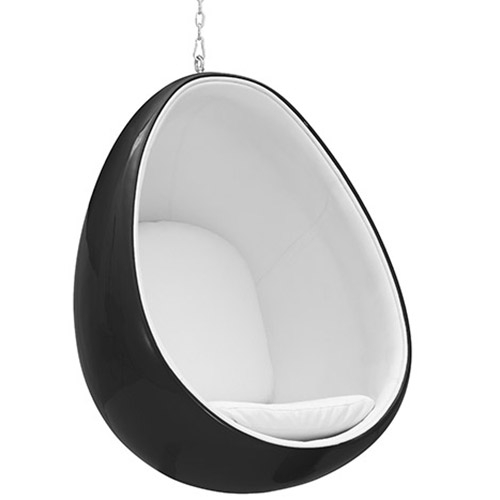  Buy Suspension Ele Chair Style - Black Exterior - Fabric White 59306 - in the EU