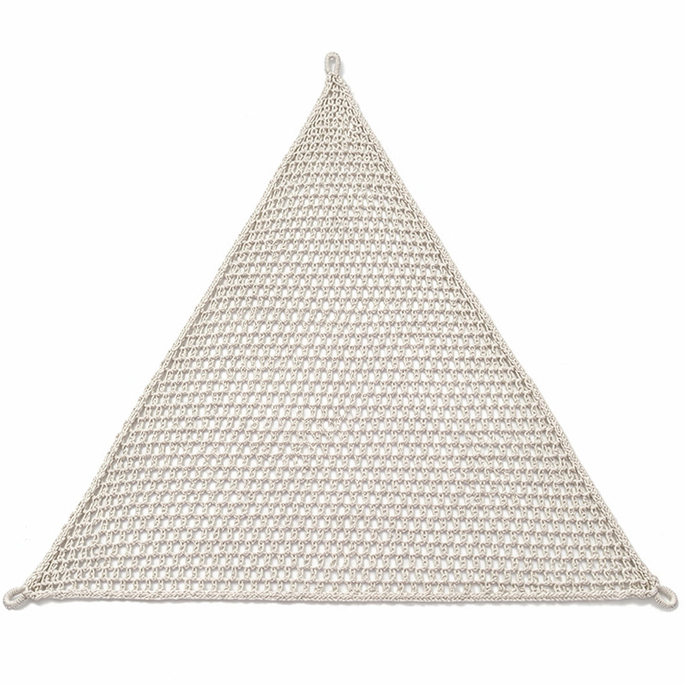  Buy Awning 2x2x2M Macramé - 100 % Natural shade sail Natural 61847 - in the EU