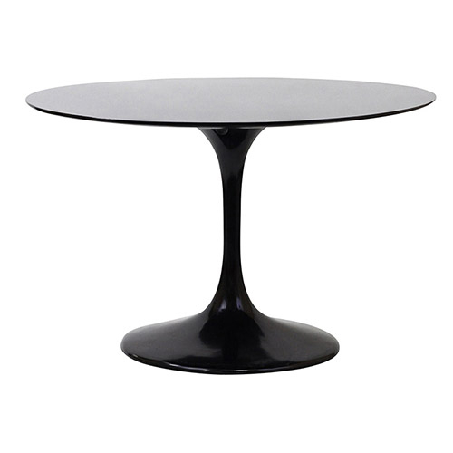  Buy Round Tulipa Table in Fiberglass - 90cm Black 15417 - in the EU