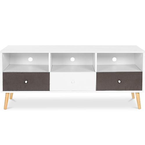  Buy Wooden TV Stand - Scandinavian Design -Quenby  Grey 59654 - in the EU