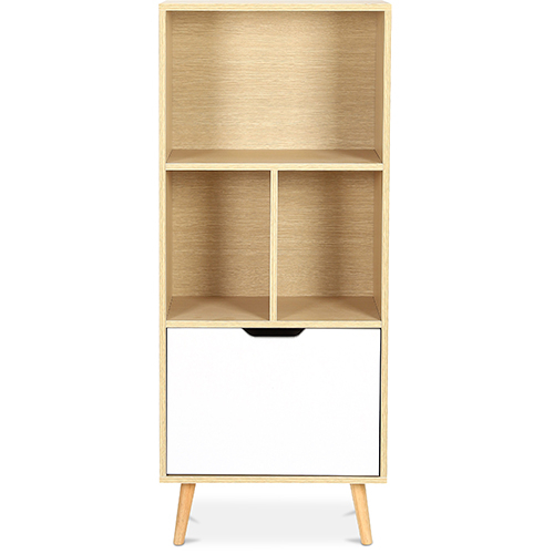  Buy Wooden Sideboard - Scandinavian Design - 4 compartments - Rion Natural wood 59647 - in the EU