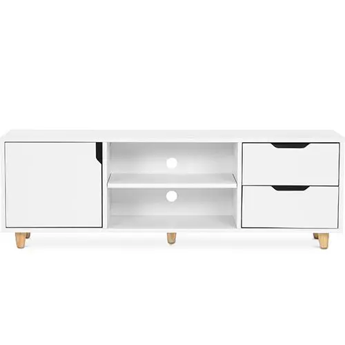  Buy Wooden TV Stand - Scandinavian Design - Wiam White 59663 - in the EU