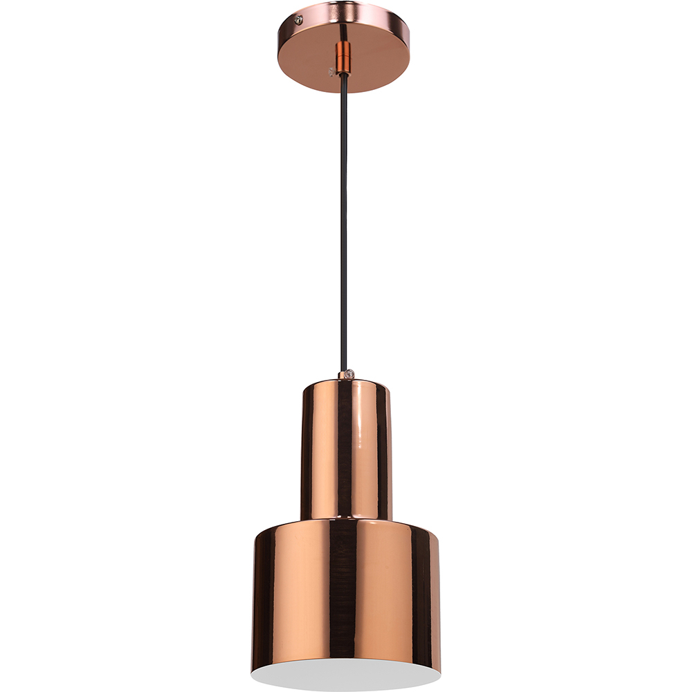  Buy Basilio hanging lamp - Metal Chrome Rose Gold 59579 - in the EU