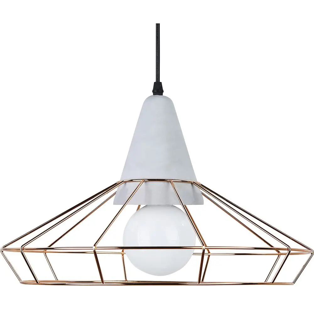  Buy Mico hanging lamp - Metal and concrete Gold 59590 - in the EU