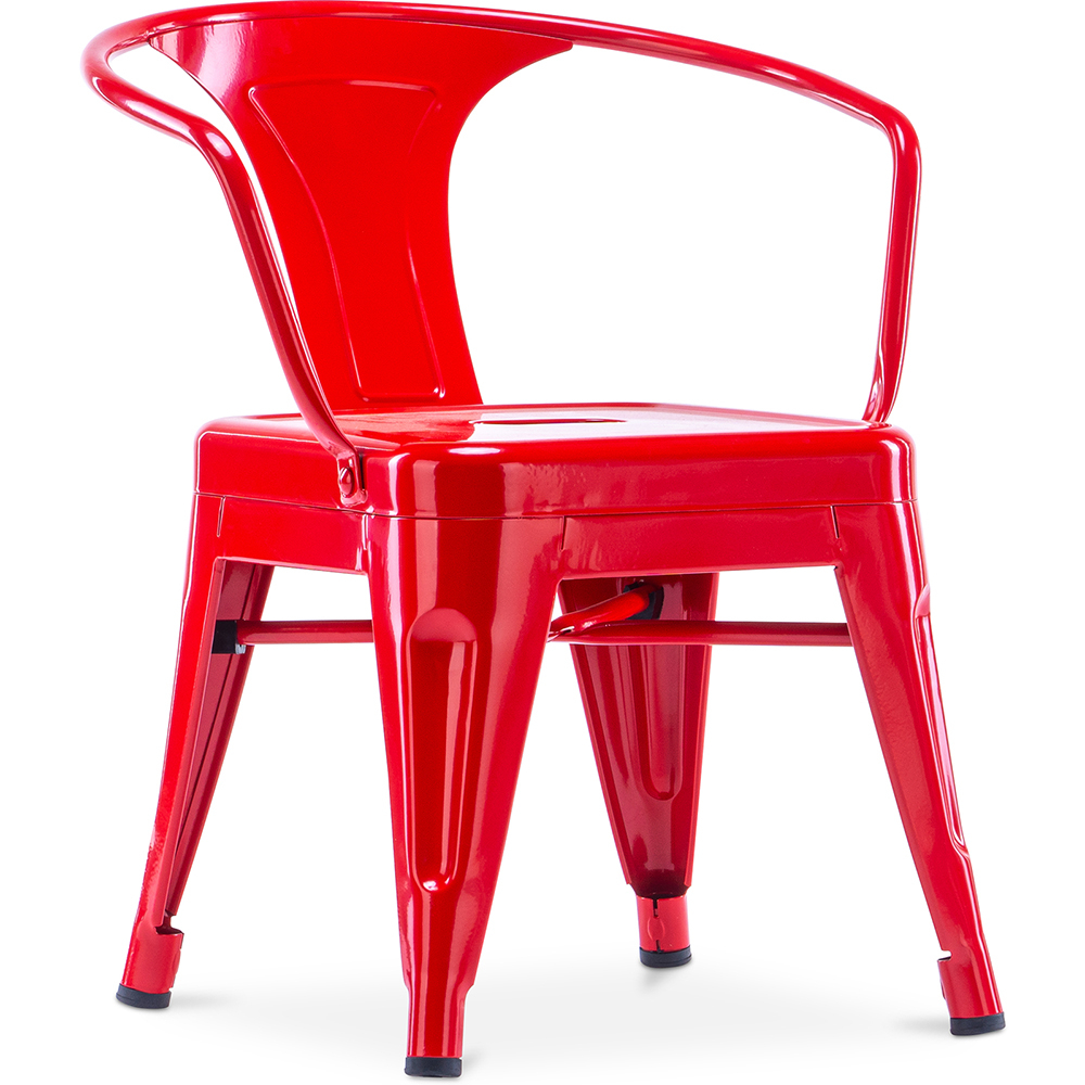  Buy Bistrot Metalix Kid Chair with armrest - Metal Red 59684 - in the EU