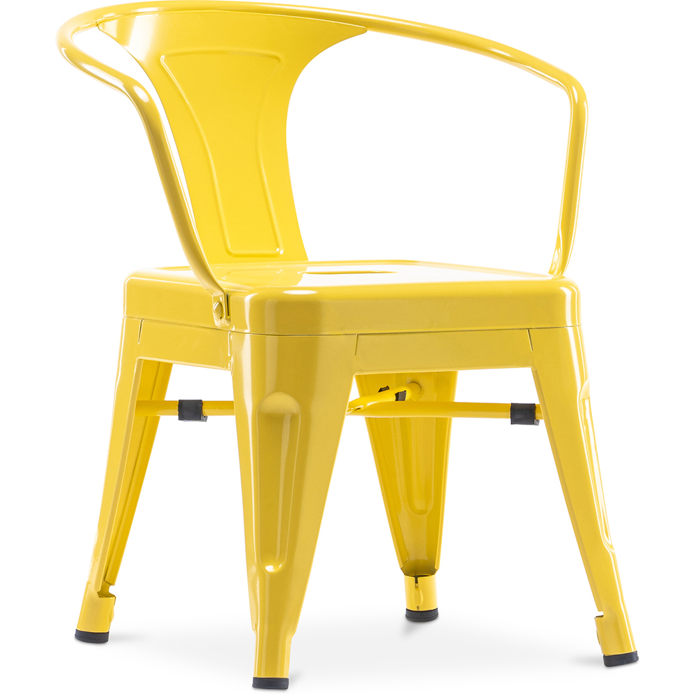  Buy Bistrot Metalix Kid Chair with armrest - Metal Yellow 59684 - in the EU
