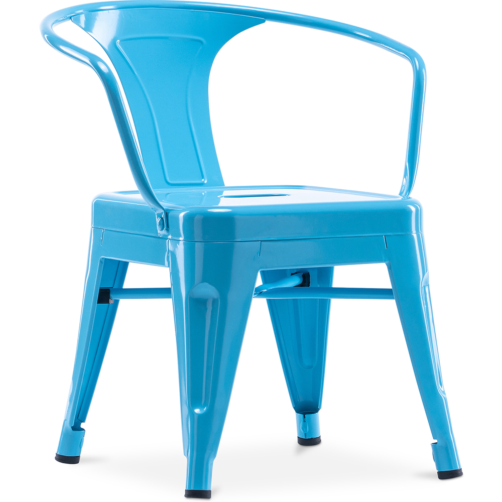  Buy Bistrot Metalix Kid Chair with armrest - Metal Turquoise 59684 - in the EU