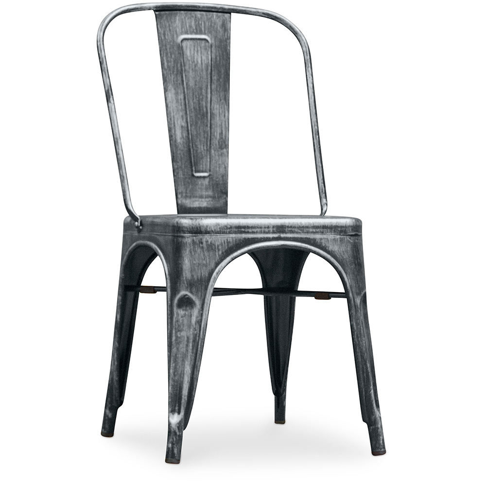  Buy Bistrot Metalix style chair square Seat - New edition - Metal Industriel 59687 - in the EU