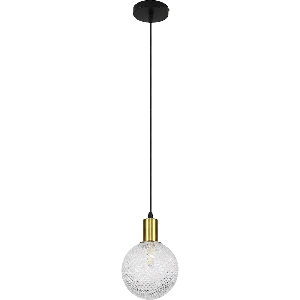  Buy Pauline Hanging Lamp - Metal and Glass Transparent 59662 - in the EU