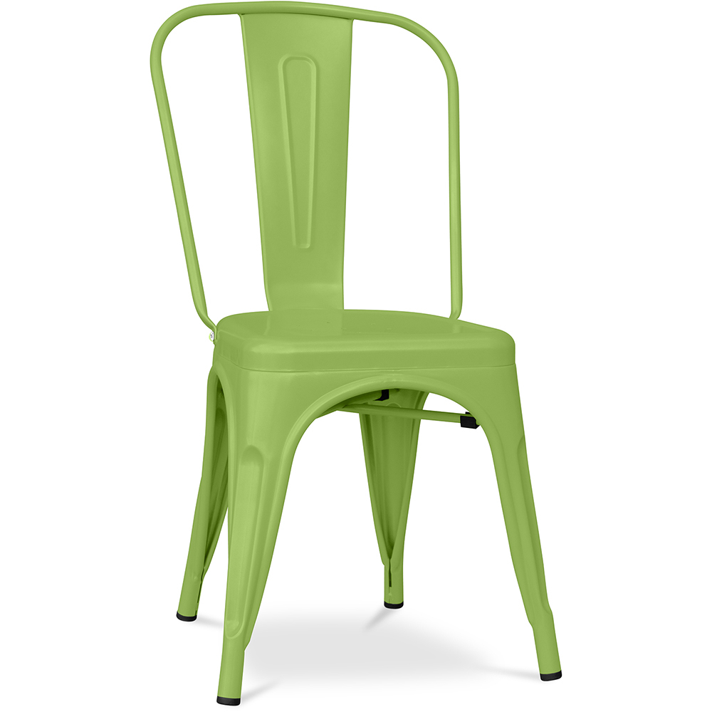  Buy Bistrot Metalix Chair - New Edition - Matte Metal Light green 59803 - in the EU