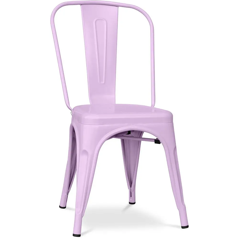  Buy Bistrot Metalix Chair - New Edition - Matte Metal Lavander 59803 - in the EU