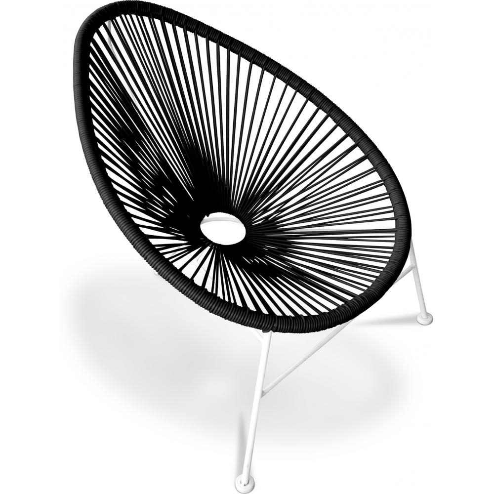  Buy Acapulco Chair - White Legs Black 58295 - in the EU
