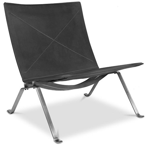  Buy PY22 Lounge Chair - Premium Leather Black 16827 - in the EU
