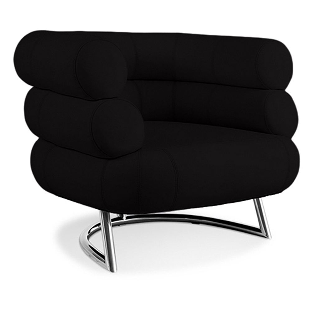  Buy Designer armchair - Faux leather upholstery - Biven Black 16500 - in the EU