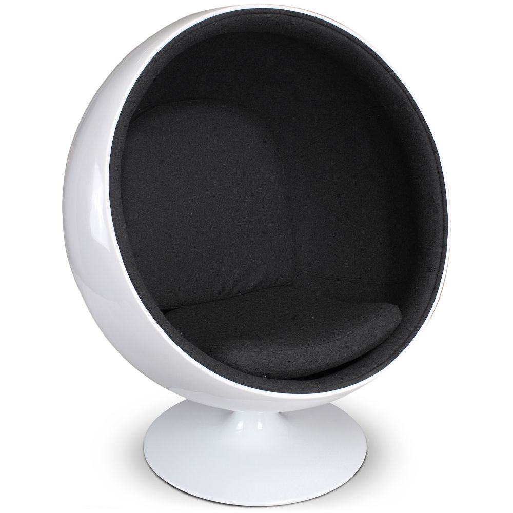  Buy Ballon Chair - Fabric Black 16498 - in the EU