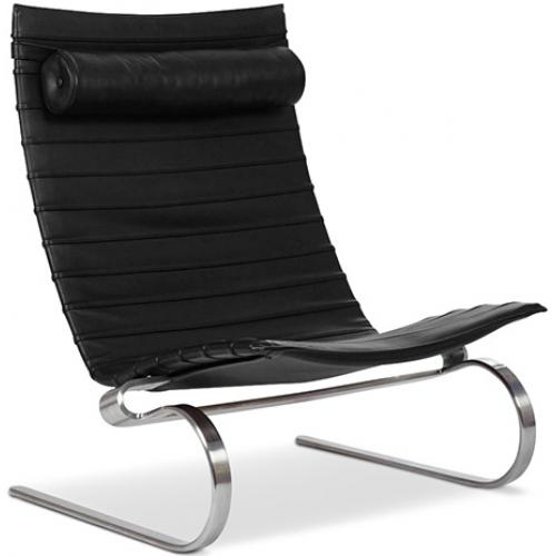  Buy PY20 Lounge Chair - Premium Leather Black 16830 - in the EU