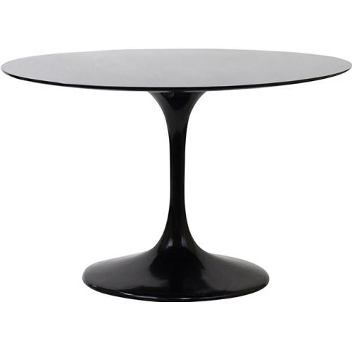  Buy Round Fiberglass Tulipa Table - 120cm Black 15418 - in the EU