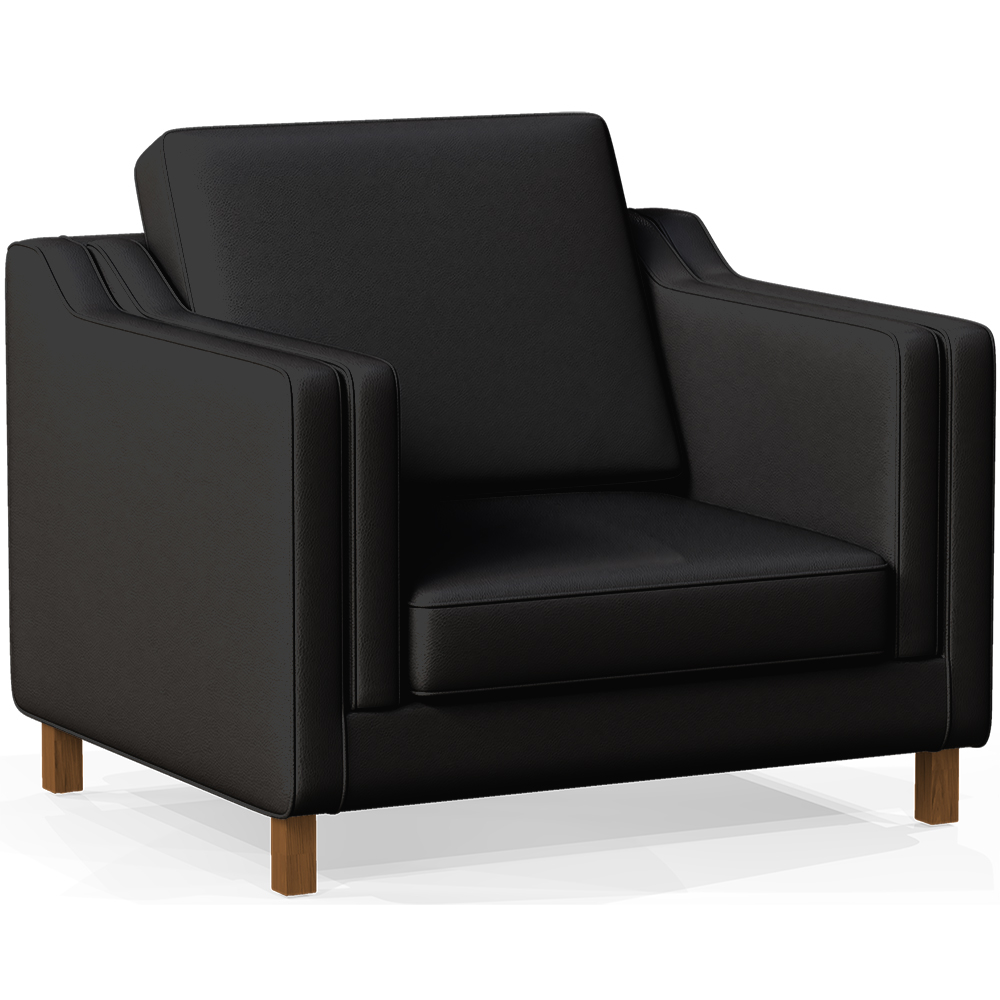  Buy 2211 Design Living room Armchair - Premium Leather Black 15447 - in the EU