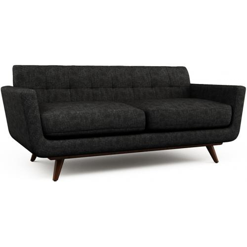  Buy Scandinavian design Milton Sofa (2 seats) - Fabric Black 55628 - in the EU