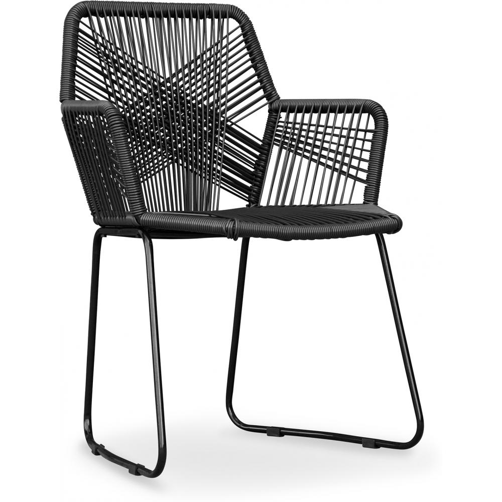  Buy Tropical Garden armchair - Black Legs Black 58538 - in the EU