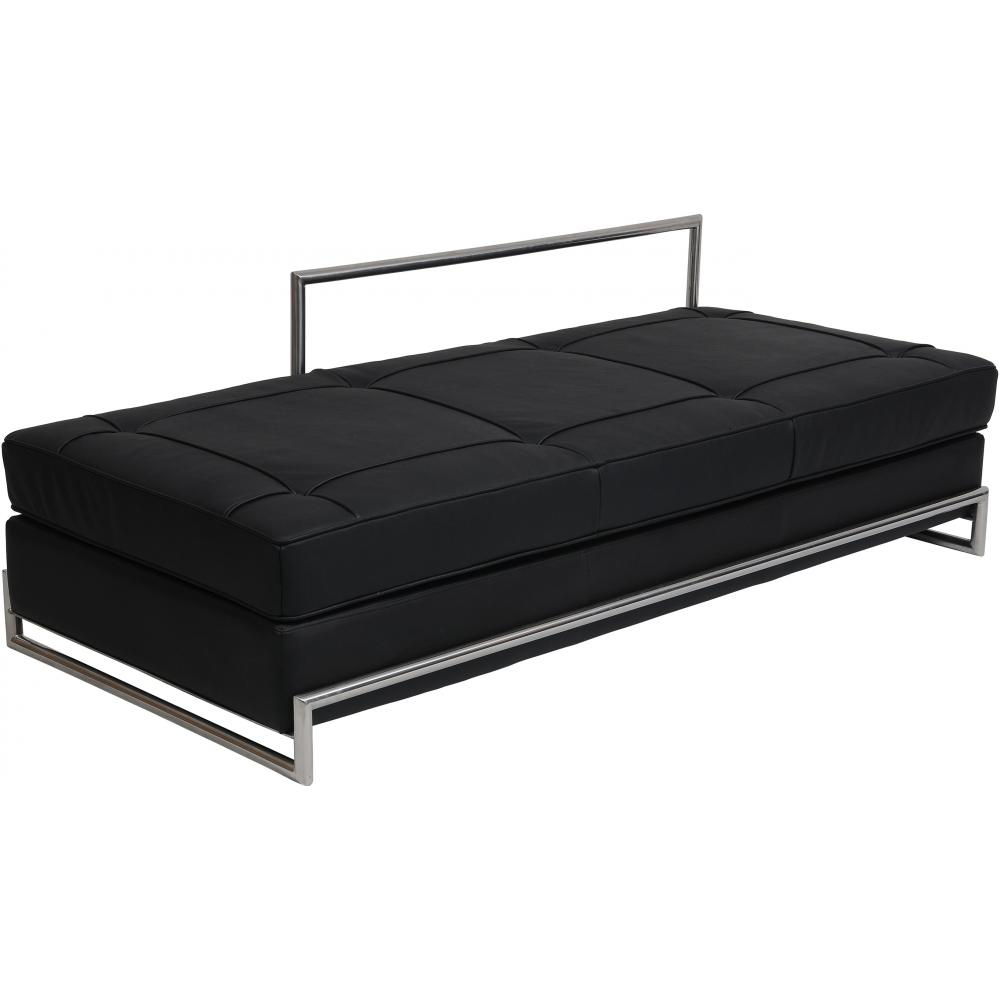  Buy Daybed - Faux Leather Black 15430 - in the EU