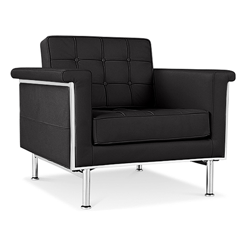  Buy Armchair Trendy - Faux Leather Black 13180 - in the EU