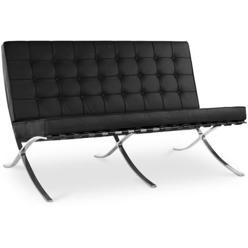  Buy City Sofa (2 seats) - Premium Leather Black 13263 - in the EU
