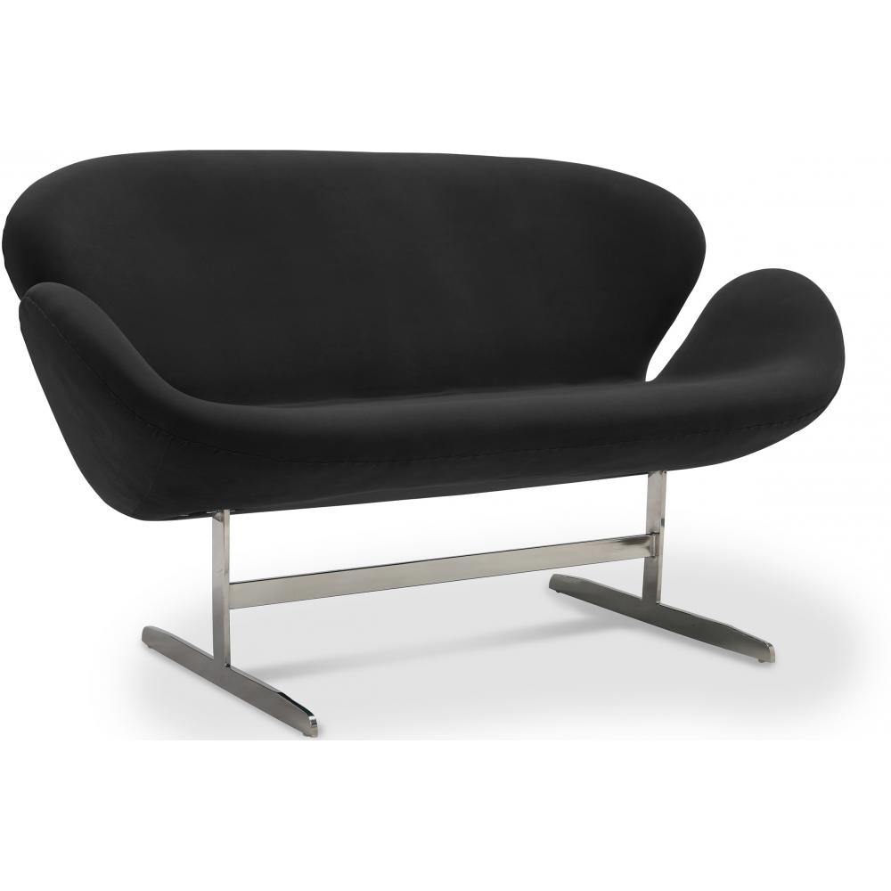  Buy Swin Sofa (2 seats) - Fabric Black 13911 - in the EU