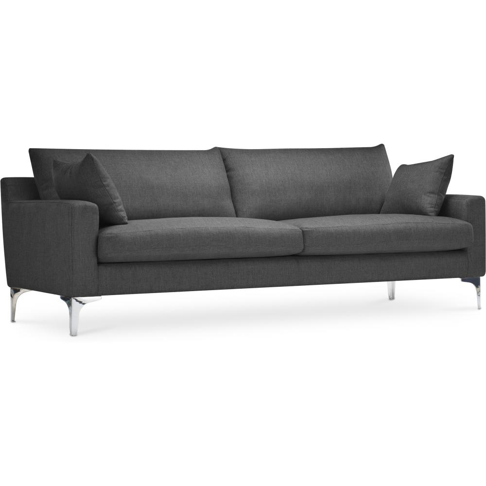  Buy Design Living-room Sofa - 3 seats - Fabric Dark grey 26729 - in the EU