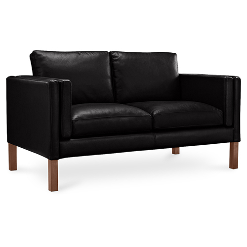  Buy Design Sofa 2332 (2 seats) - Faux Leather Black 13921 - in the EU
