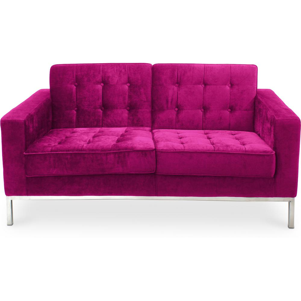 Buy Sofa Modern Design – 2 Seater – Fabric Upholstered – Kanel Fuchsia 13241 - in the EU