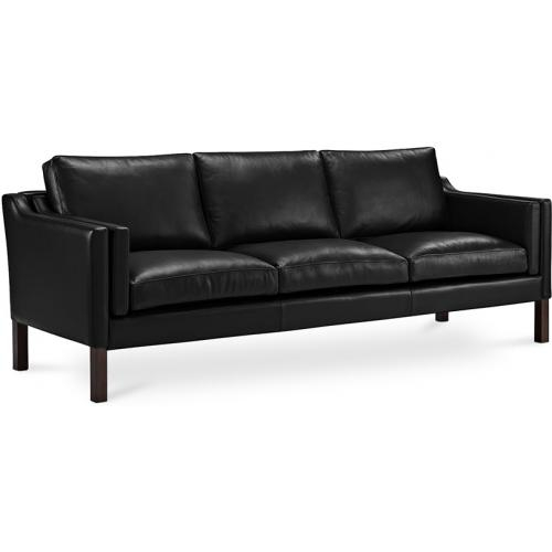  Buy Design Sofa 2213 (3 seats) - Premium Leather Black 13928 - in the EU