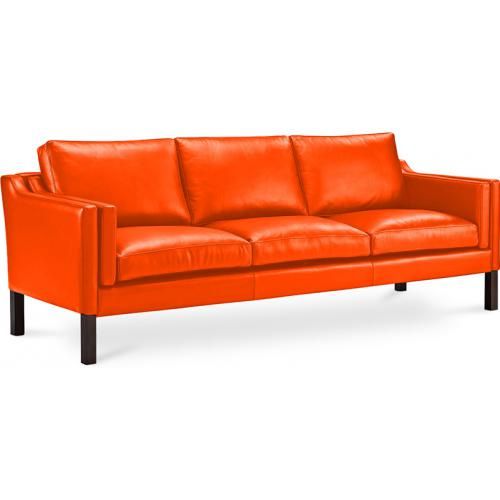  Buy Design Sofa 2213 (3 seats) - Premium Leather Orange 13928 - in the EU