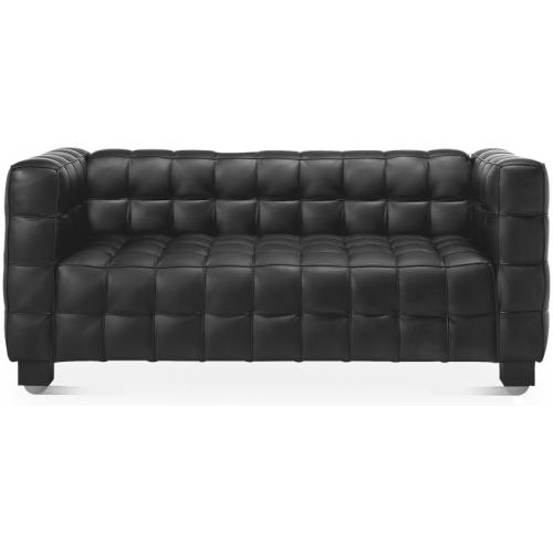  Buy Design Sofa Lukus (2 seats) - Premium Leather Black 13253 - in the EU