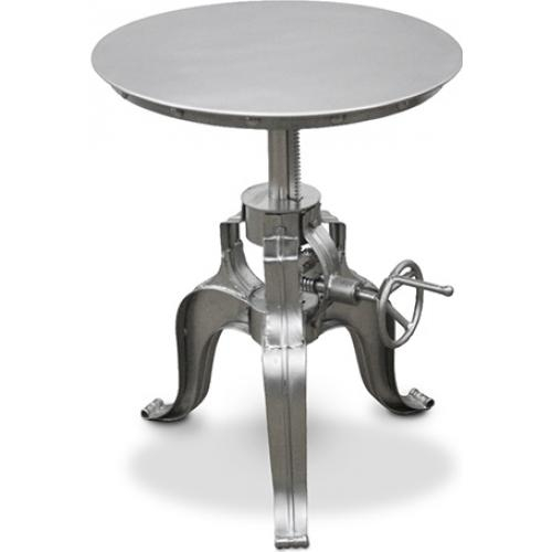  Buy Vintage Industrial silver side table - Metal Silver 51324 - in the EU