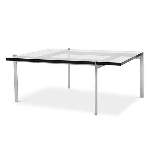  Buy Coffee table Square - Steel & Glass 12 mm Steel 16319 - in the EU