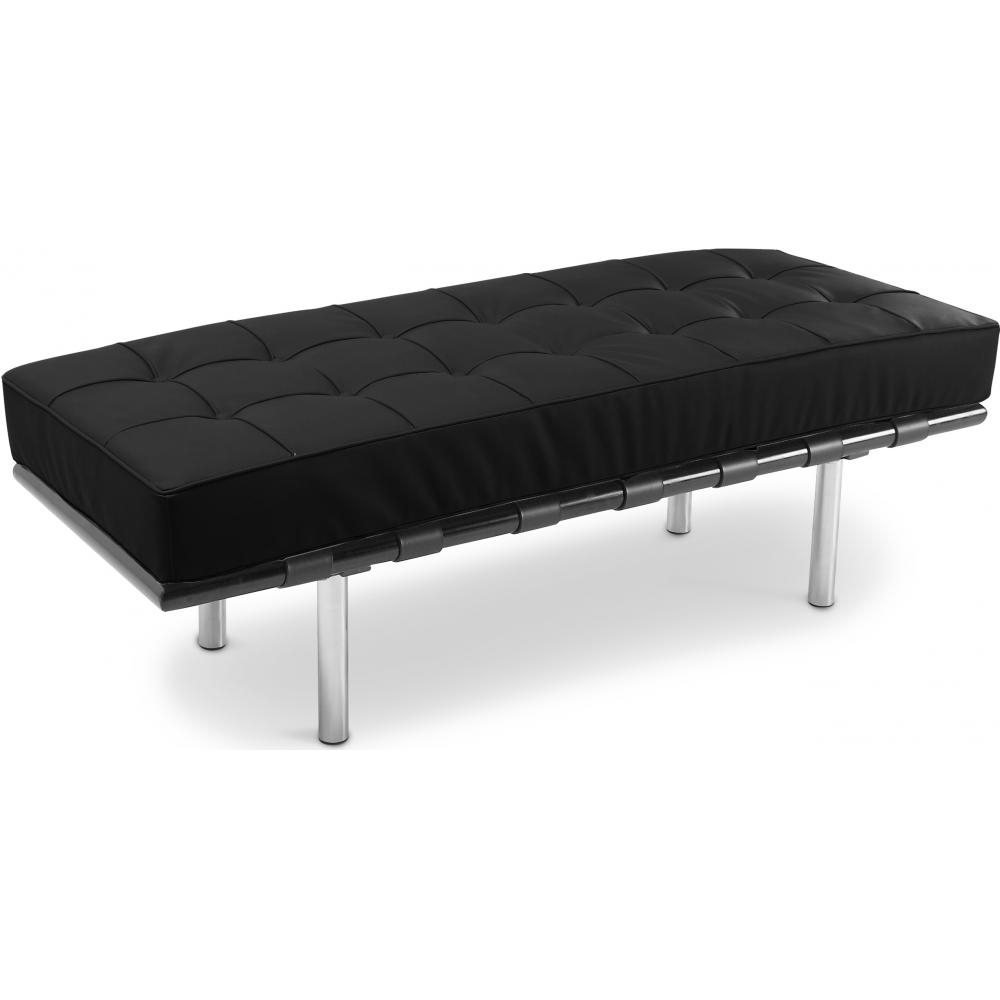  Buy City Bench (2 seats) - Faux Leather Black 13219 - in the EU