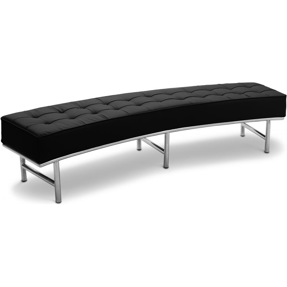  Buy Montes  Sofa Bench - Faux Leather Black 13700 - in the EU